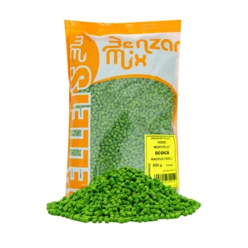 Micro Pellet Školjka Benzar Mix micro pellet sa aromom skoljke specijalno napravljeni za pecanje jezerskih riba. Velicna je 3.5mm dok je pakovanje 800gr.