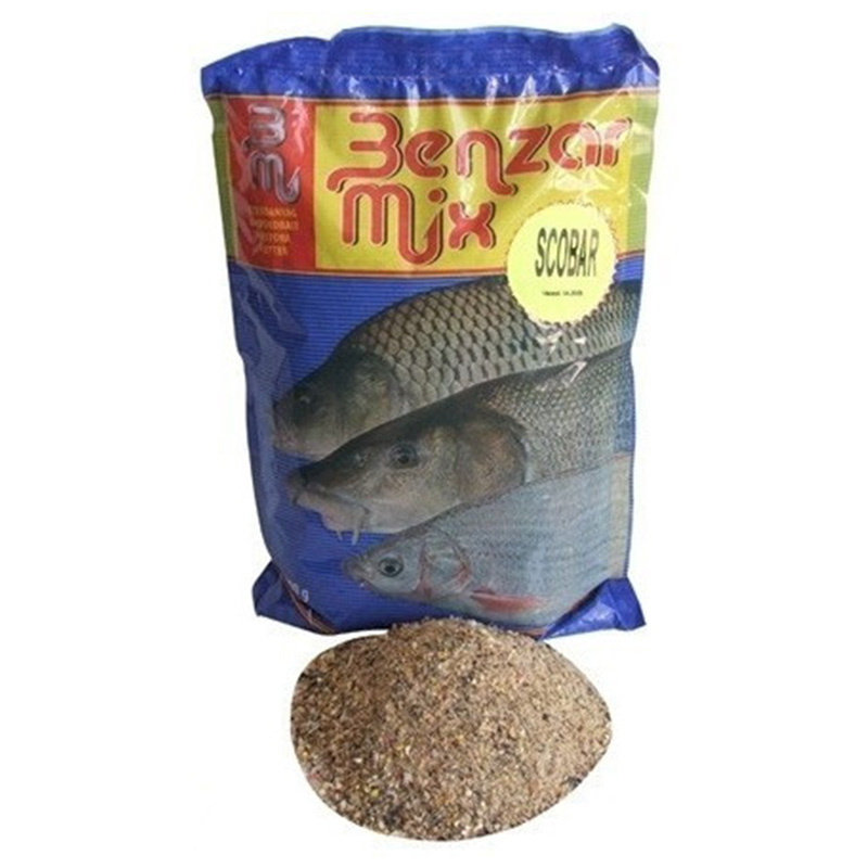 Benzar Mix Skobalj Benzar Mix Skobalj je prihrana za pecanje skobalja na reci sa velikim udelom konoplje, korijandera i sirnog brasna. Odlicna za koriscenje tokom cele godine.