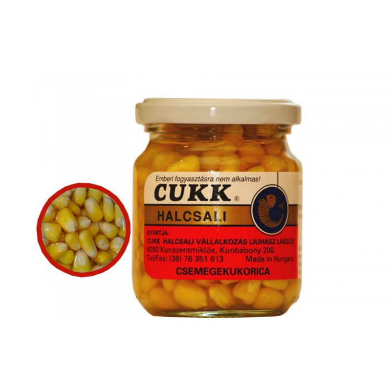 Cukk Kukuruz u teglici je godinama najjprodavaniji mamac za pecanje sarana, amura kao i za pecanje na plovak. Kompanija Cukk je lider u proizvodnji ovih mamaca
