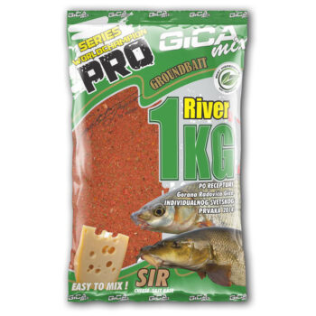 Visoka vezivna moc ove prihrane daje joj efekat trajnosti cime dugo drzi krupniju ribu u zoni naseg pecanja. Ostvarite bogato isustvo uz Gica Mix River