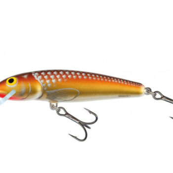 Salmo Minnow 5, klasika među voblerima koji oduševljava ribolovce svojom univerzalnom privlačnošću. Idealno za razne grabežljive ribe u različitim staništima!