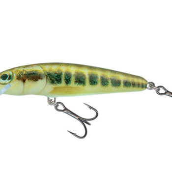 Salmo Minnow 5, klasika među voblerima koji oduševljava ribolovce svojom univerzalnom privlačnošću. Idealno za razne grabežljive ribe u različitim staništima!