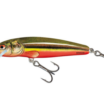 Salmo Minnow 5, klasika među voblerima koji oduševljava ribolovce svojom univerzalnom privlačnošću. Idealno za razne grabežljive ribe u različitim staništima!