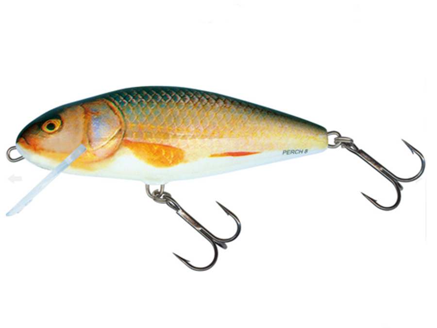 Salmo Perch 8 HGS najbolji svetski mamac za pecanje smuđa kao i štuke širom Sveta. Ručno izrađen i testiran. Namenjen za troling i tehniku zabacivanja.