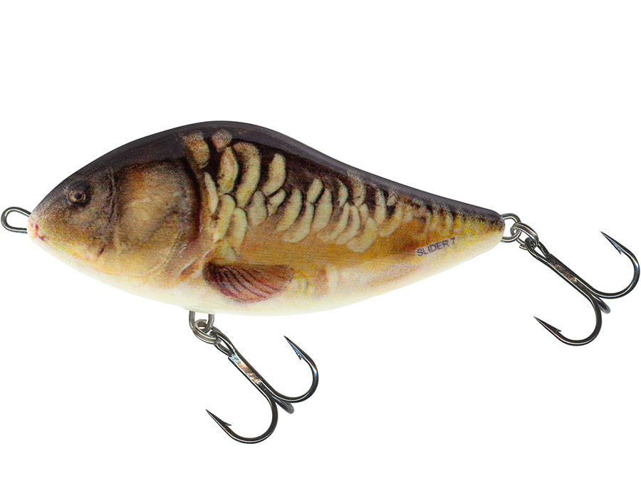 Salmo Slider 5 SMC Salmo Slider 7 SMC vobler je pravi virtuoz u velikoj porodici varalica dizajniranih za velike predatore. Vijugavi ples koji predatore vodi do zločina