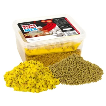 Benzar Rapid Pellet Mix Garlic – mikropeleti i pasta sa belim lukom za feeder ribolov