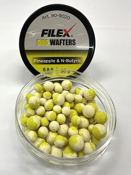 Filex Duo Wafter Pineapple & N-Butyric filex duo wafter pineapple & n-butyric 6mm 8mm classic mamac za feeder ribolov