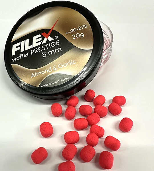 Filex Prestige Wafter Almond & Garlic filex prestige wafter almond & garlic dumbell 8mm mamac za feeder